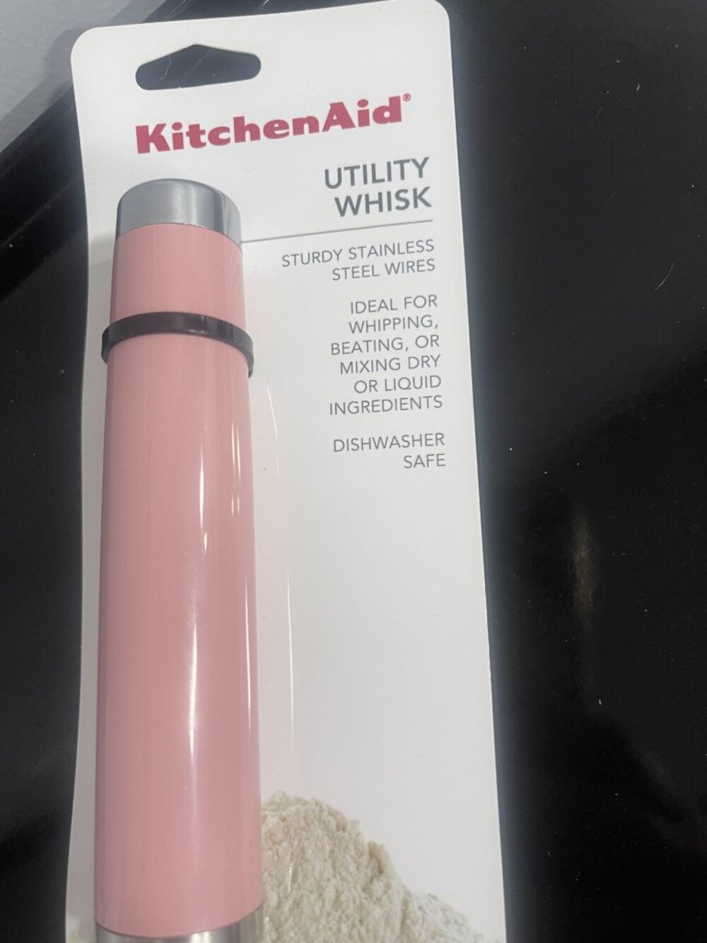 KitchenAid Dry Rose Utility Whisk Stainless Steel New - Picture 7 of 7